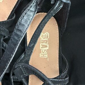 Brash Stylish Black Sandals.